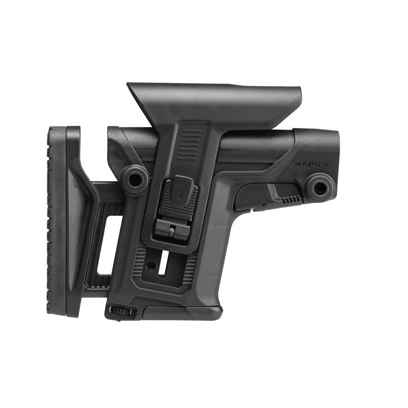 Приклад база FAB Defence RAPS-C з регульованою щокою та потилицею без труби AR15/AR10 Чорний (1747541919)