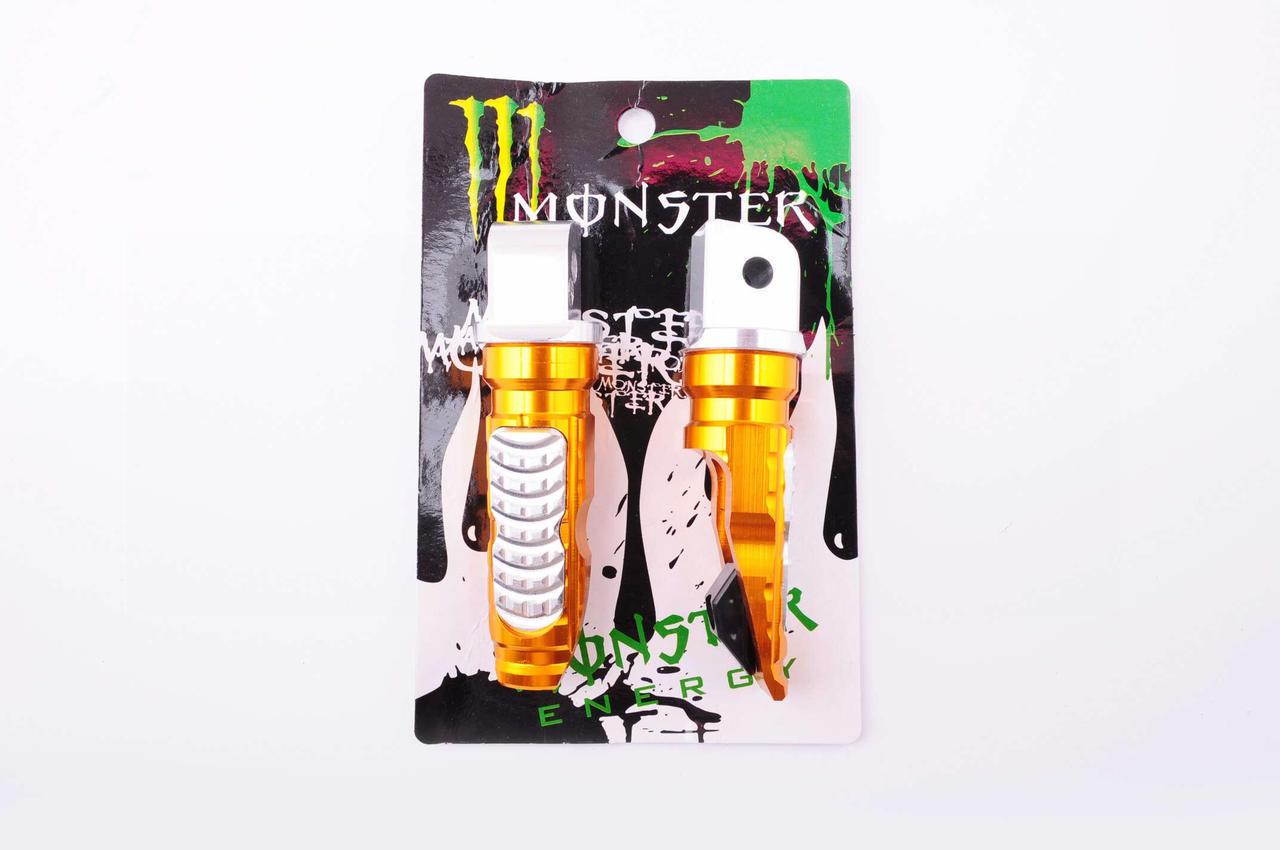 Подножки пассажирские MONSTER ENERGY mod:1 Желтый (2177229982)