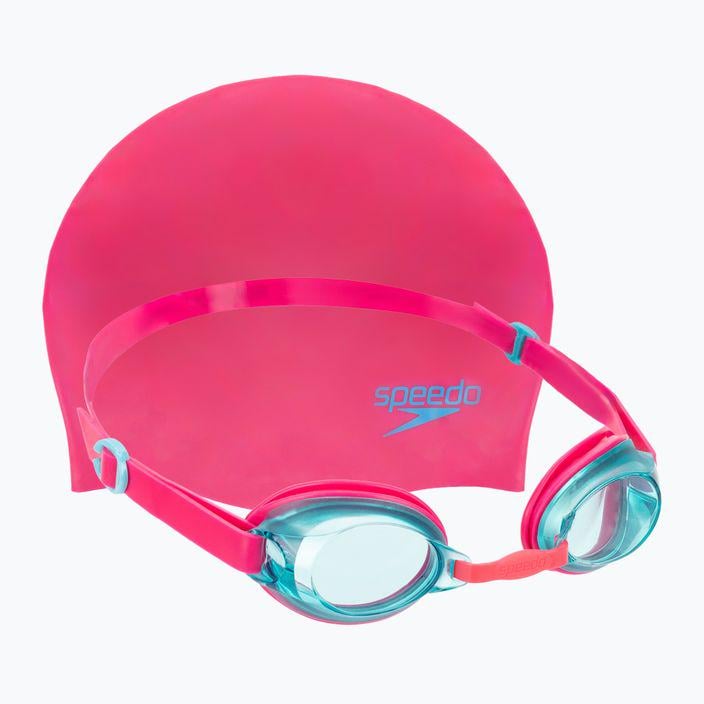 Набір для плавання Speedo JET V2 SWIM SET JU Рожевий (OSFM 8-09302B996-2)