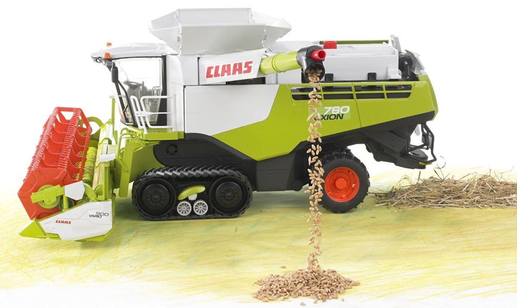 Комбайн Bruder Claas Luxion 780 із гусеничним приводом модель 1:16 (02119) - фото 9