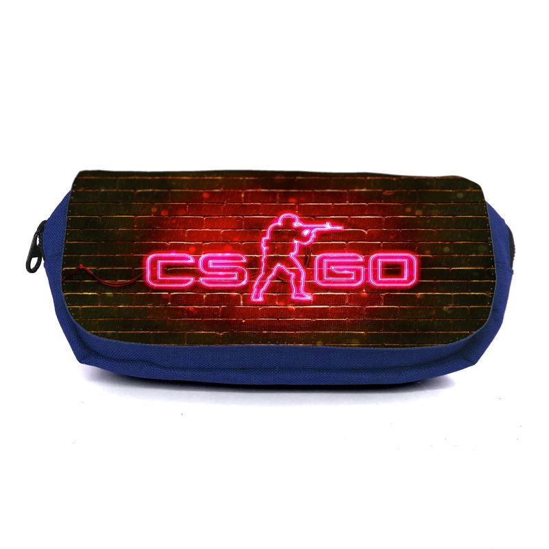 Пенал школьный Контр Забастовка CSGO-0035 Синий (1442383531)