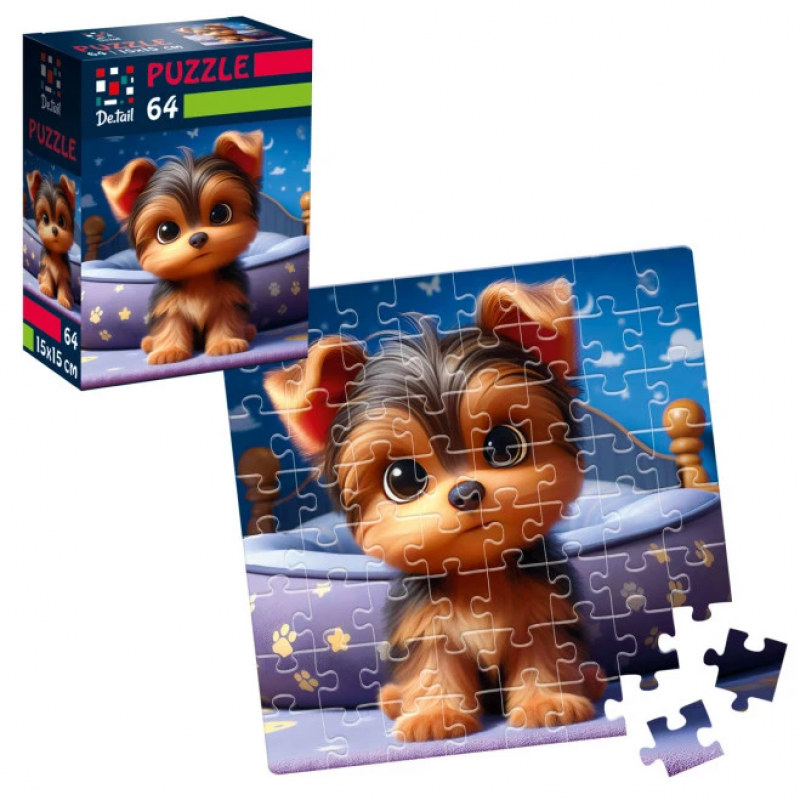 Пазлы Vladi Toys Увлекательный щенок 64 детали (DT1234-09)