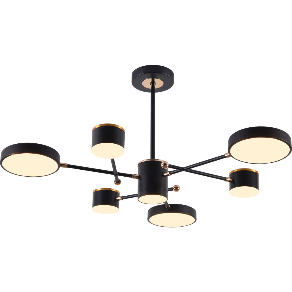 Люстра світлодіодна акрилова Sirius B X13287/6 BK+FGD (27453417)