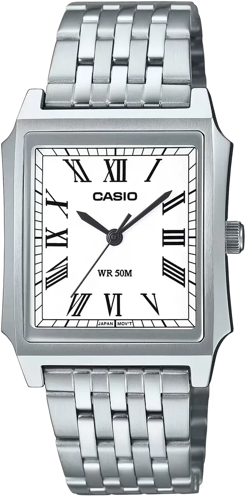 Мужские наручные часы Casio Timeless Collection MTP-B190D-7BVEF со стальным корпусом Белый (3146350327)