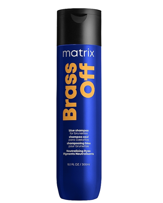 Шампунь Matrix Brass Off Shampoo для нейтралізації мідних напівтонів волосся для шатен та темний блонд 300 мл (21900686)