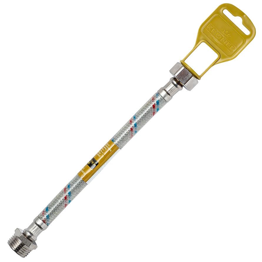 Шланг для подключения смесителя Kroner CV023677 1/2"x1/2" НВ 200 см (137775)