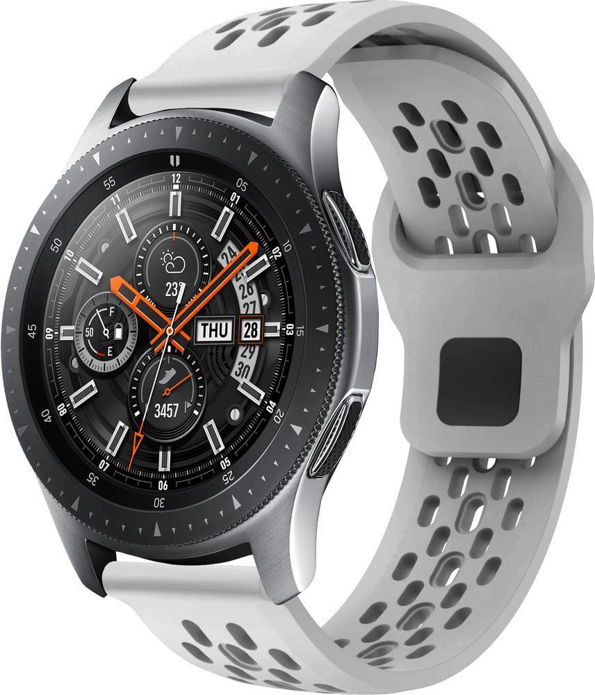 Ремешок силиконовый Liveunic для Samsung Galaxy Watch 46 мм Light Grey (41959-4C)