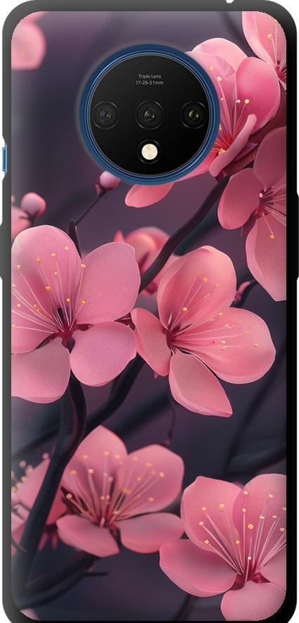 Чехол на OnePlus 7T Пурпурная сакура (6075b-1809-42517)