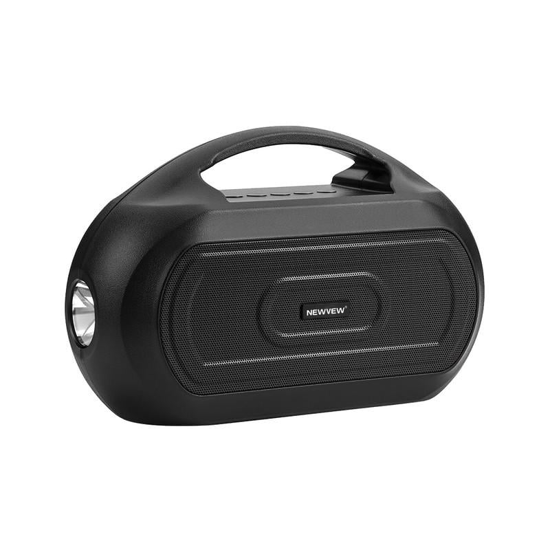 Портативная колонка NEWVEW NV-V50 Solar Panel/BT/USB/TF/FM/AUX с фонарем Black (33694981)