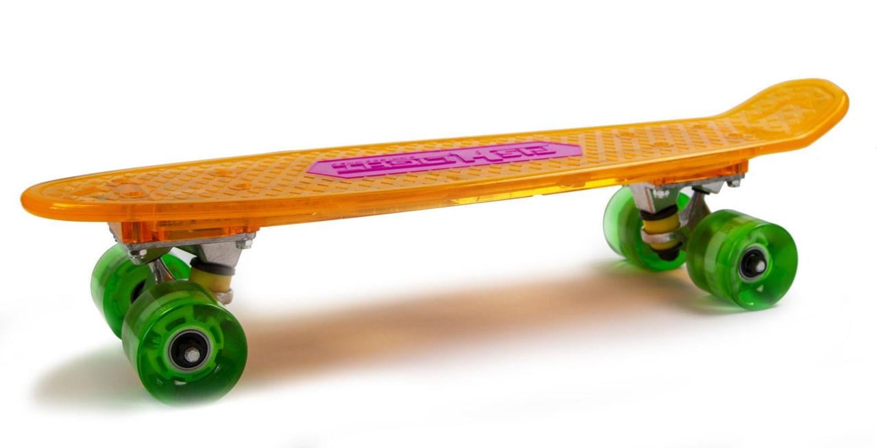 Пенніборд Fish музичний/світлові колеса Orange (2172092433) - фото 4 Пенніборд Fish музичний/світлові колеса Orange (2172092433) - фото 4