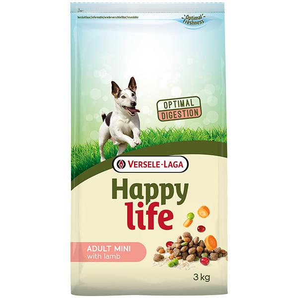 Корм сухой Happy Life Mini with Lamb Премиум Ягненок для собак мини и малых пород 3 кг (5410340310410)