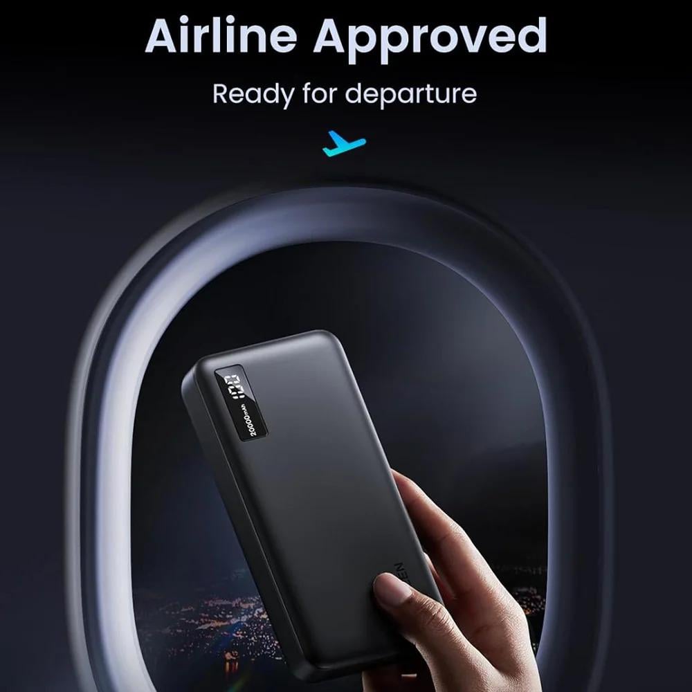 Акумулятор зовнішній для телефону UGREEN PB312 20000 mAh 22,5W Two-way Fast Charging Power Bank Black (25683) - фото 5 Акумулятор зовнішній для телефону UGREEN PB312 20000 mAh 22,5W Two-way Fast Charging Power Bank Black (25683) - фото 5