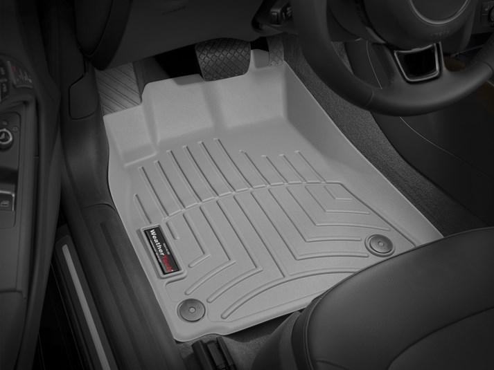 Килимки автомобільні передні лайнери WeatherTech 462121 Audi A4/A5/RS4/RS5/S4/S5 2010-2015 Сірий (1185135233)