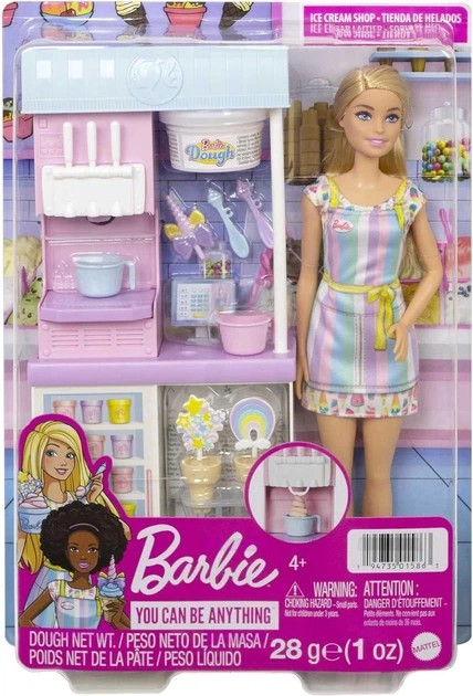 Ігровий набір ляльки Барбі Магазин морозива Ice Cream Shop Mattel (HCN46)