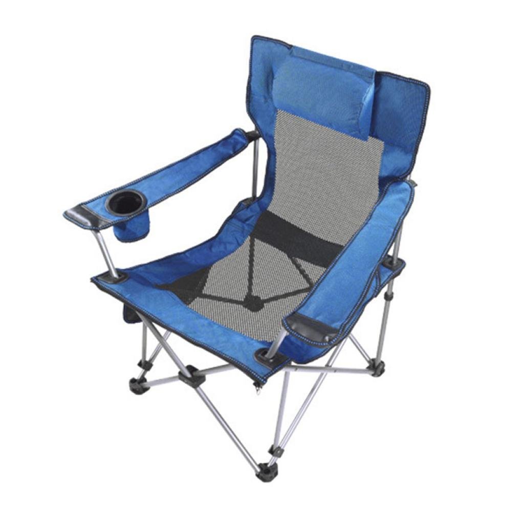 Кресло туристическое раскладное Lesko SW233 Blue (1380052)