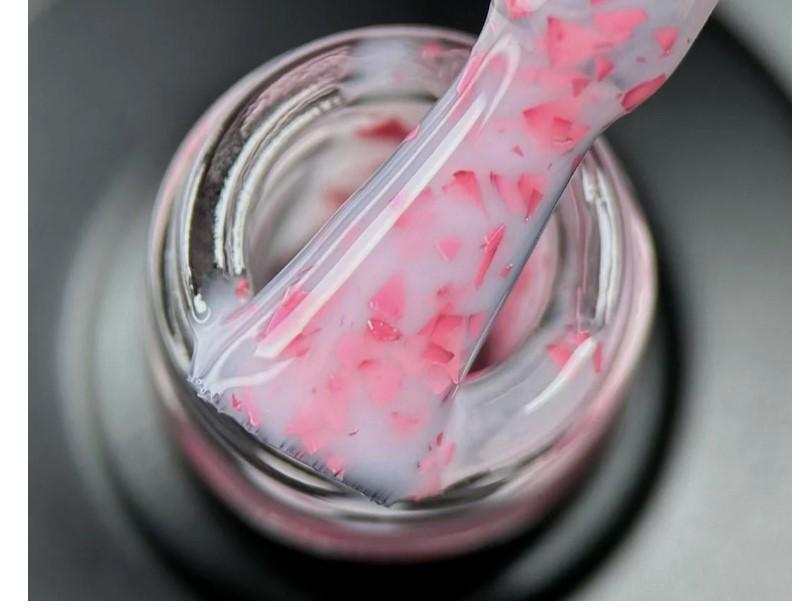 База для гель-лака каучуковая с поталью Saga Leaf Base №06 9 мл