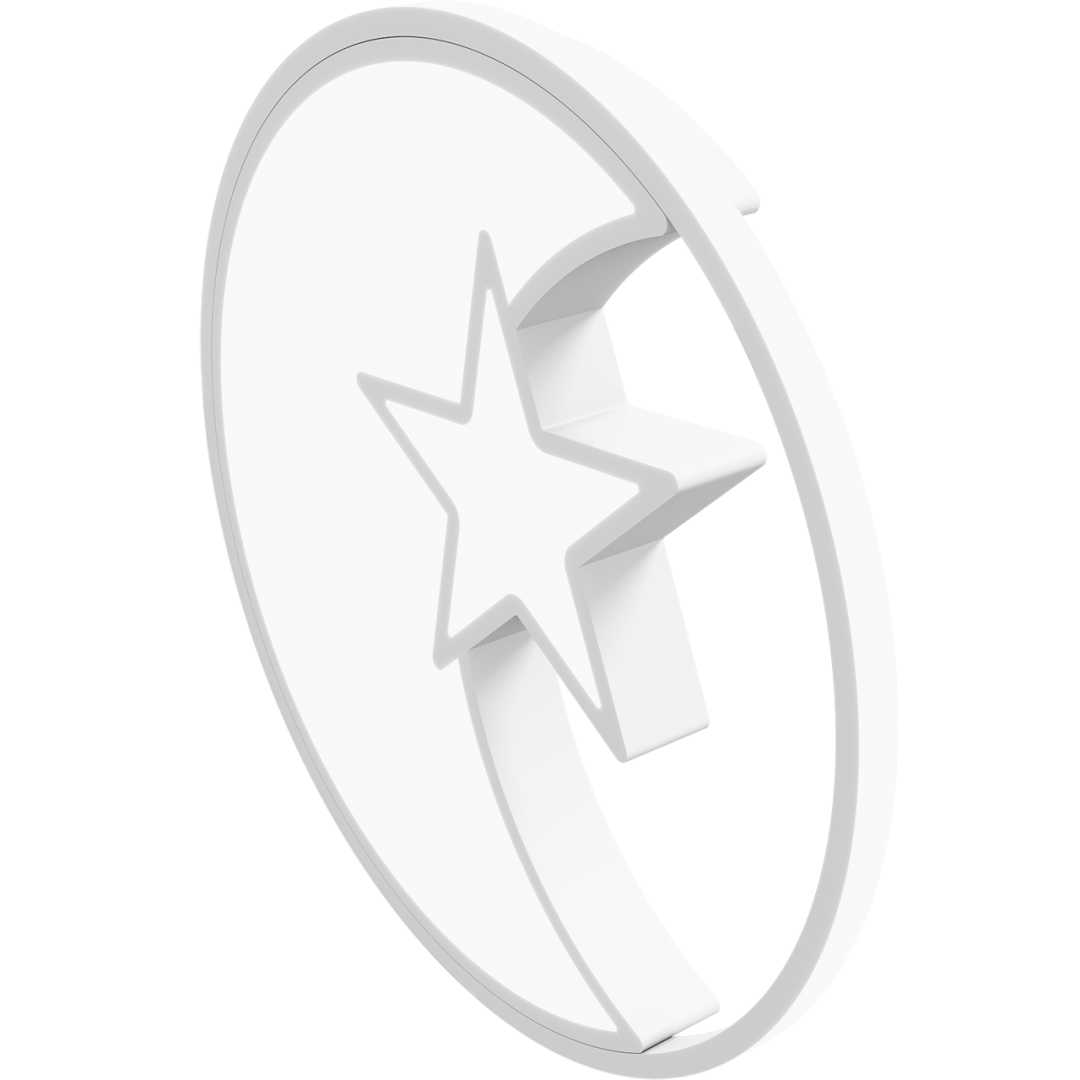 Светильник светодиодный Farstar 80 WH 80 W с пультом ДУ Белый (V6949661239173)