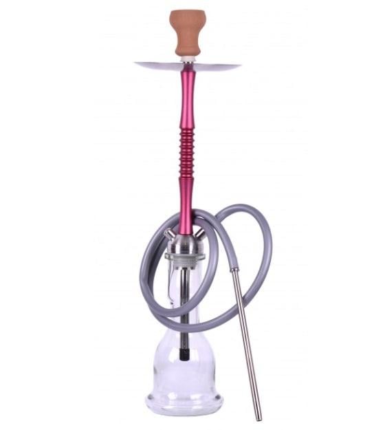 Кальян KAYA Inox Tradi Wega 2s с колбой Km Red/Прозрачный (12530)