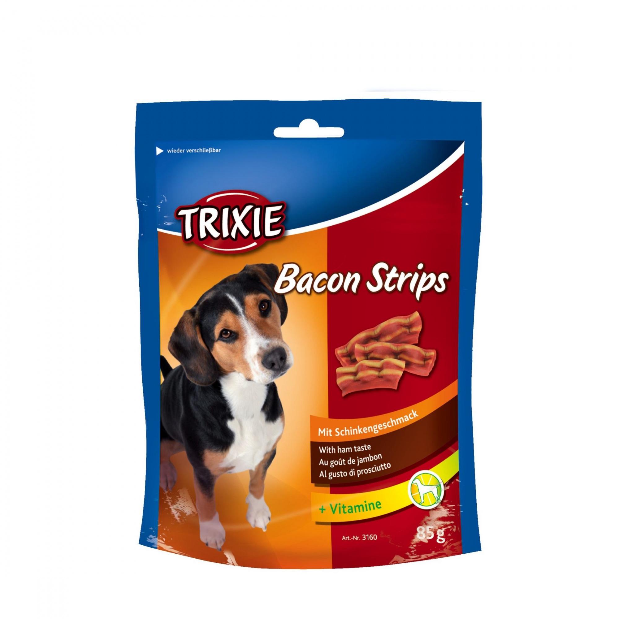 Лакомство для собак Trixie Bacon Strips бекон 85 г (3160)