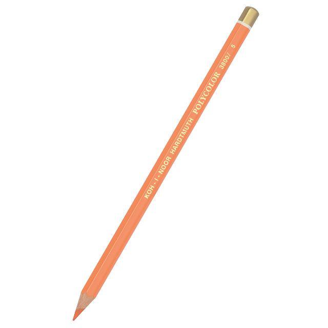 Олівці художні POLYCOLOR 12 шт. 3800/5 Червоно-помаранчевий (8593539098362)