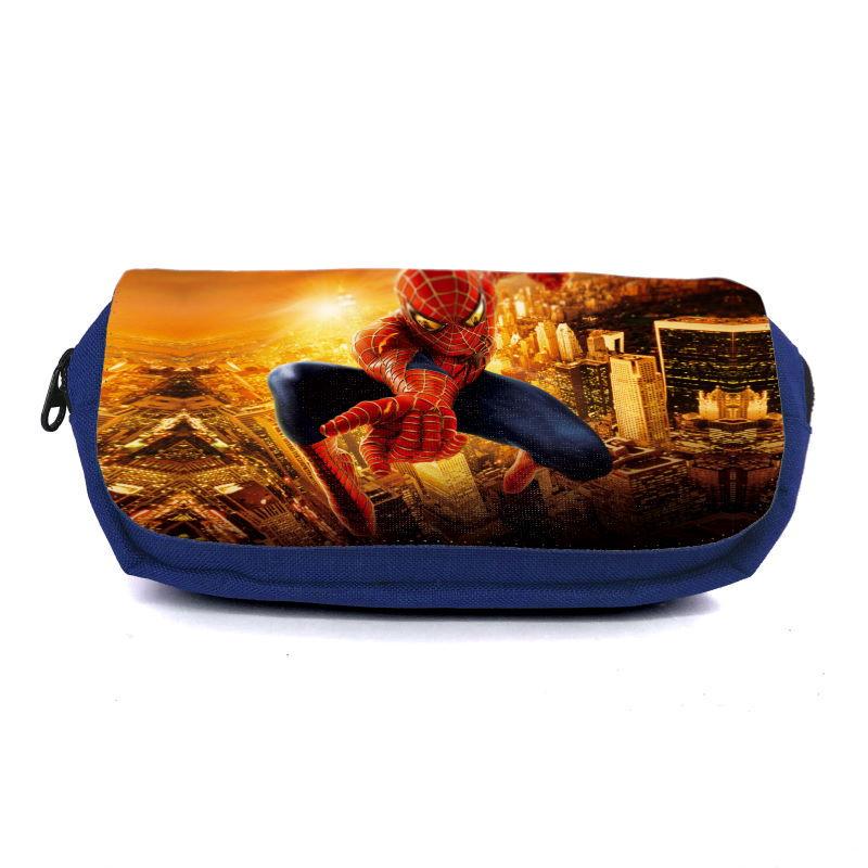 Пенал школьный Паук Spiderman-08 Синий (1559444057)