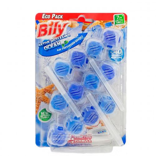 Туалетний блок для унітазу Bily аромат Океан 3 шт. 150 г