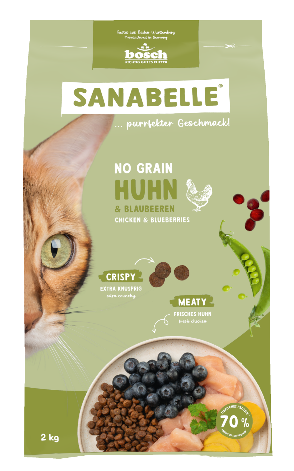 Сухой корм для котов Bosch Sanabelle No Grain 2 кг