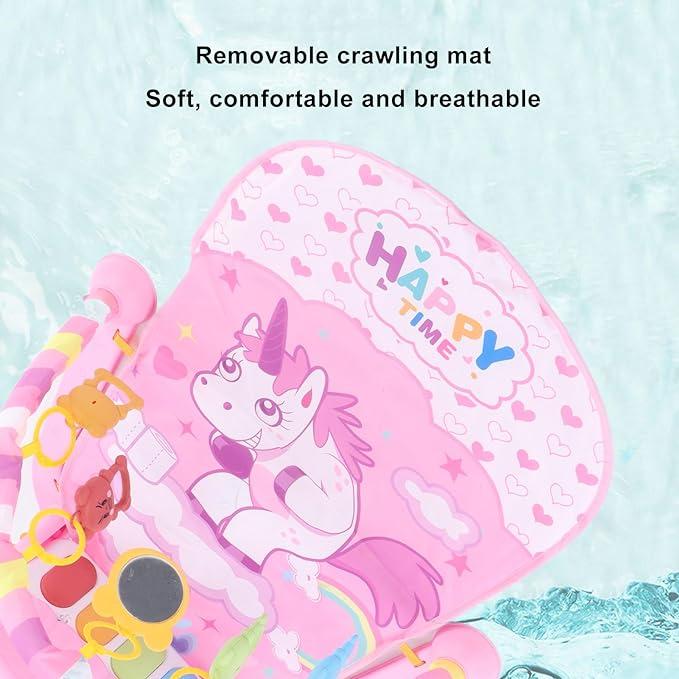 Коврик развивающий детский с пианино 69х48х44 см Розовый - фото 4 Коврик развивающий детский с пианино 69х48х44 см Розовый - фото 4