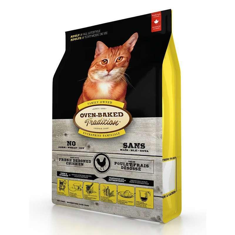 Корм сухой для котов Oven-Baked Tradition Chicken Formula Cat со свежим мясом курицы 350 г (11237876)