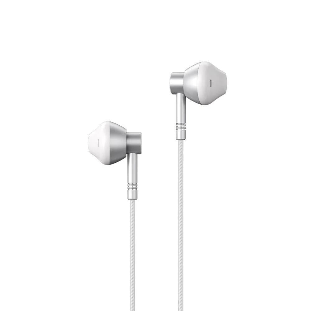 Наушники проводные REMAX RM-201 In-Ear Stereo с поддержкой hands-free Белый (25843/1opti)