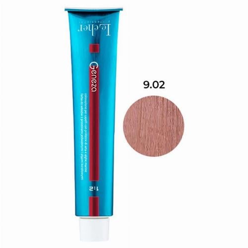 Фарба для волосся професійна стійка Le Cher Geneza 100 мл 9.02 (9PB) блідо-рожевий блонд (2505249338)