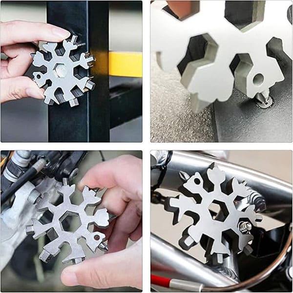 Мультитул Snowflake 18в1 у формі сніжинки з нержавіючої сталі (id_2606) - фото 3 Мультитул Snowflake 18в1 у формі сніжинки з нержавіючої сталі (id_2606) - фото 3