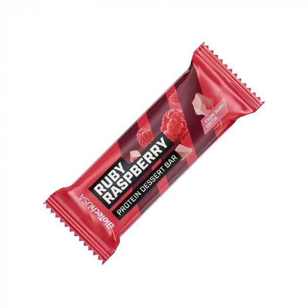 Протеиновый батончик BioTechUSA Protein Dessert Bar 50 г Ruby Raspberry