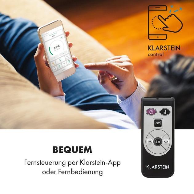 Обогреватель конвекторный KLARSTEIN Bornholm Smart WiFi 2000 Вт (10034391) - фото 4