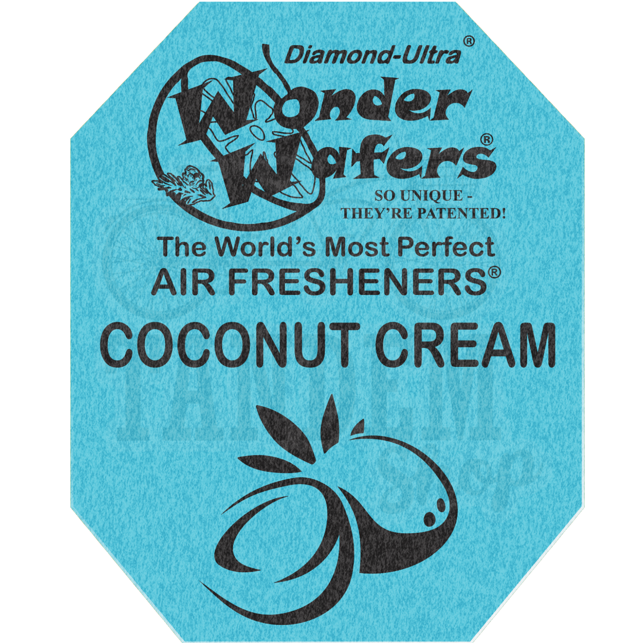 Ароматизатор у пластинці Wonder Wafers Coconut Cream 65x50 мм