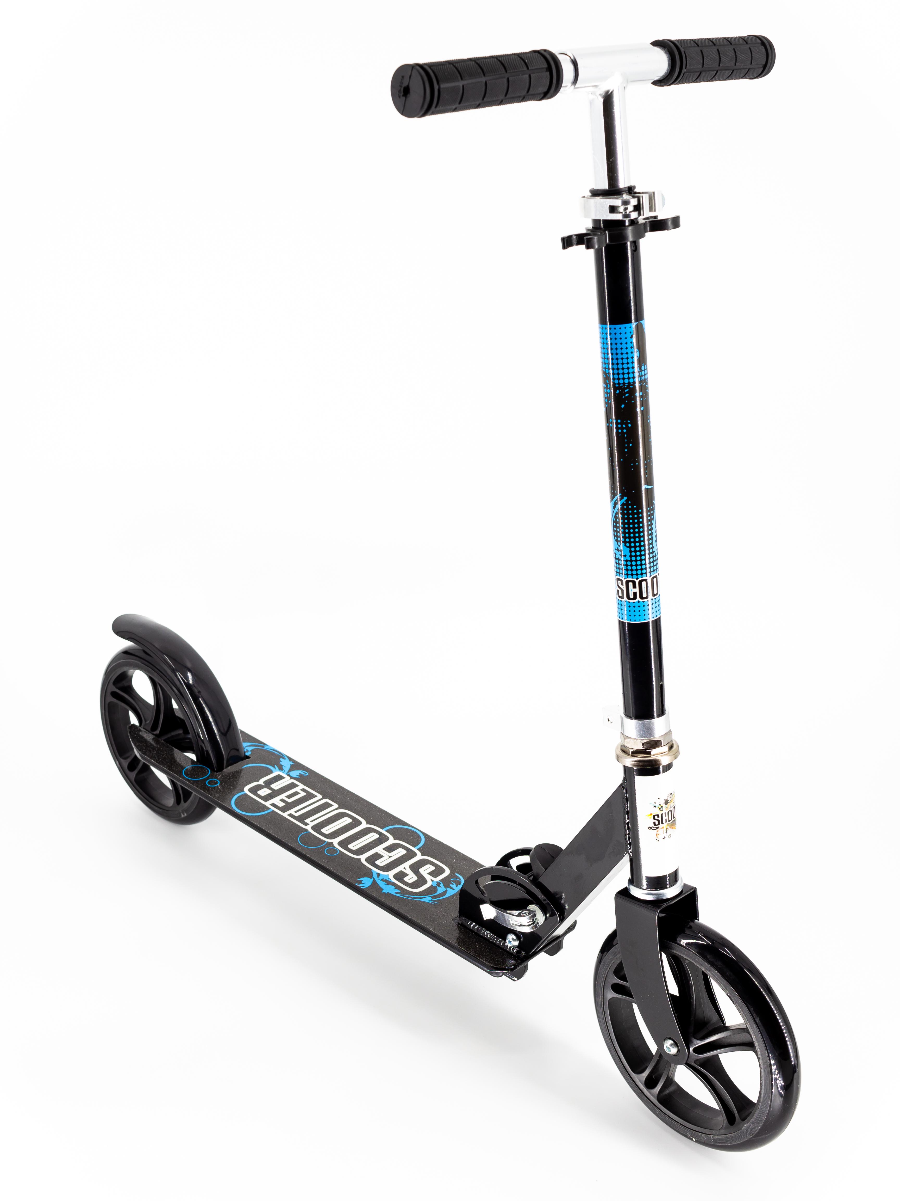 Самокат Scooter 2020 на больших колесах 109-B Черный
