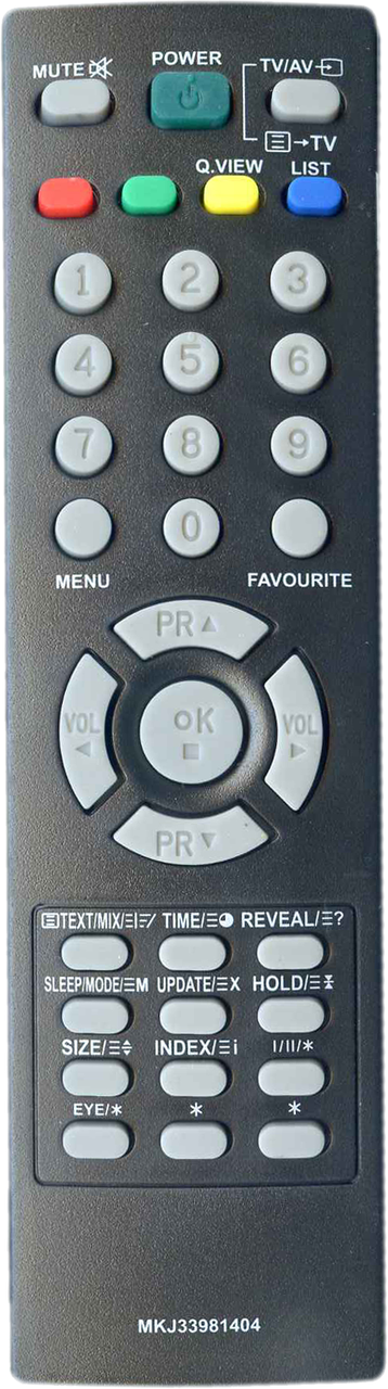 Пульт универсальный для телевизора LG MKJ33981404 (0942)