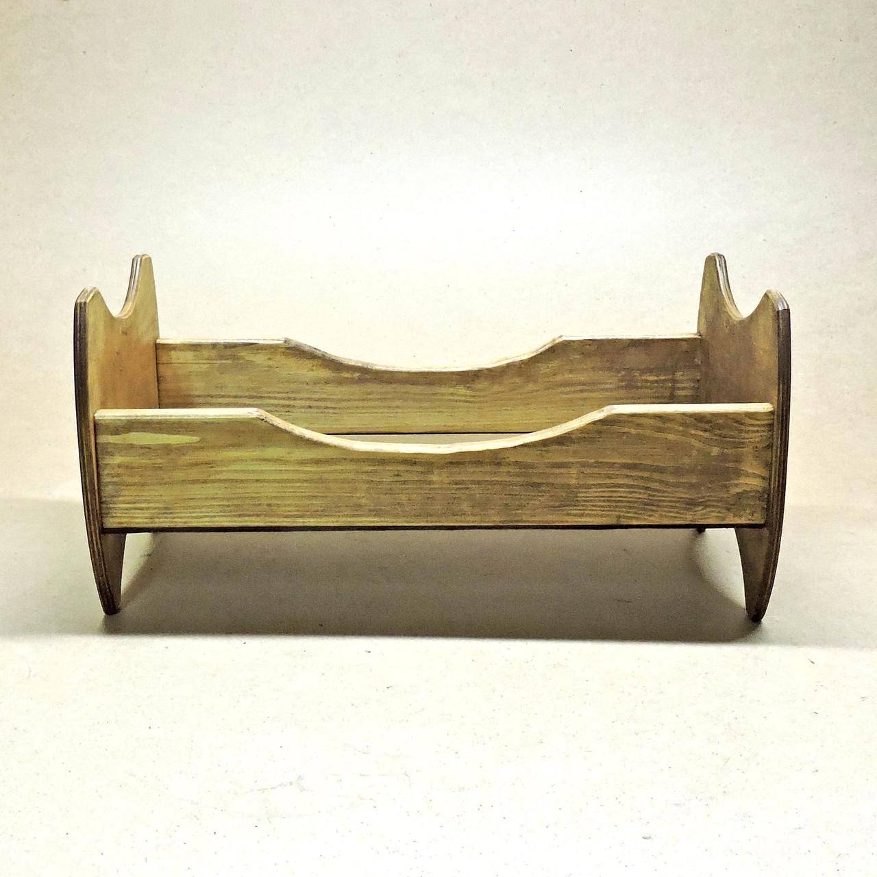 Кровать для кукол из дерева Жасмин Капучино (КРТ-000703) - фото 2