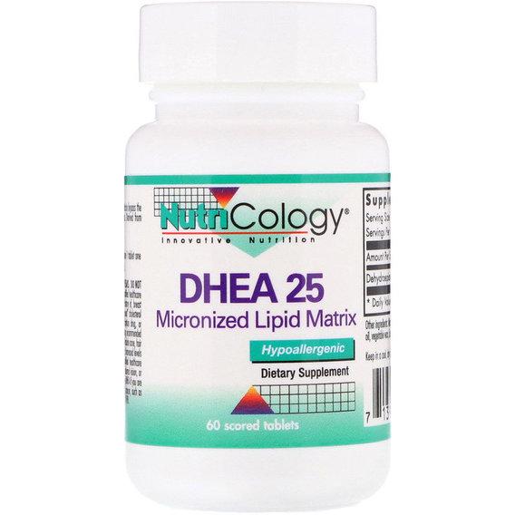 Добавка ДГЕА Nutricology DHEA 25 Micronized Lipid Matrix 60 tabs (ARG-52820)