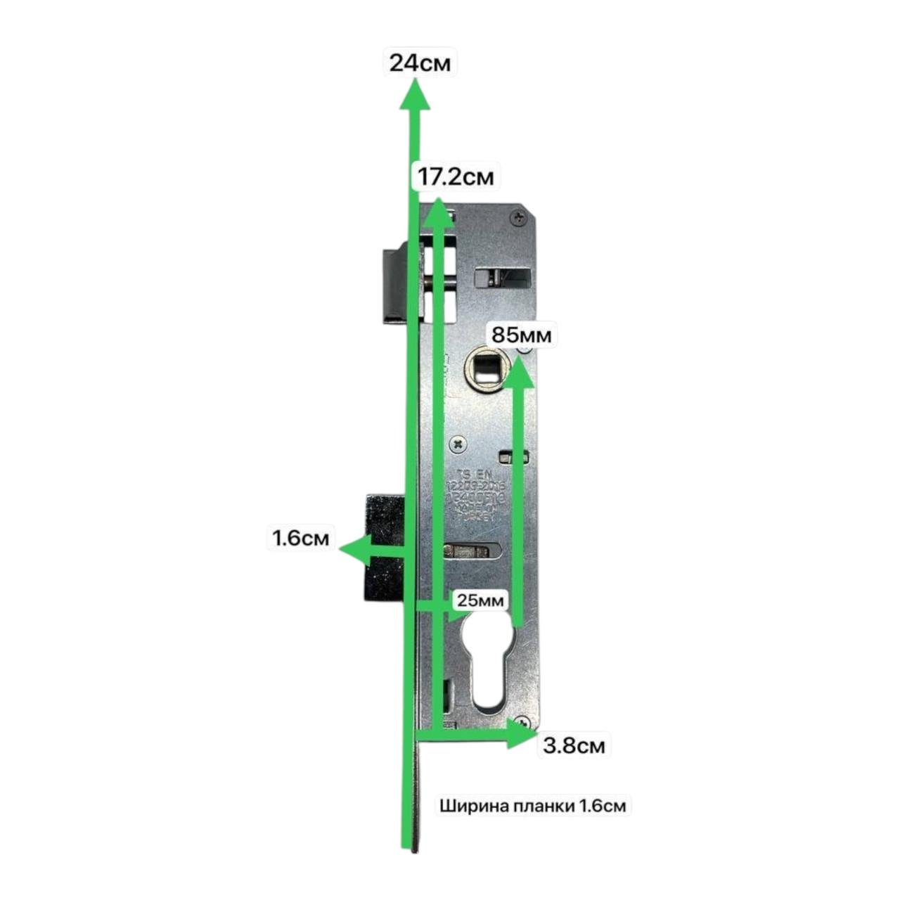 Механизм замка врезной для металлопластиковой двери Kale 153P 25 25/85 мм (24043717) - фото 3 Механизм замка врезной для металлопластиковой двери Kale 153P 25 25/85 мм (24043717) - фото 3
