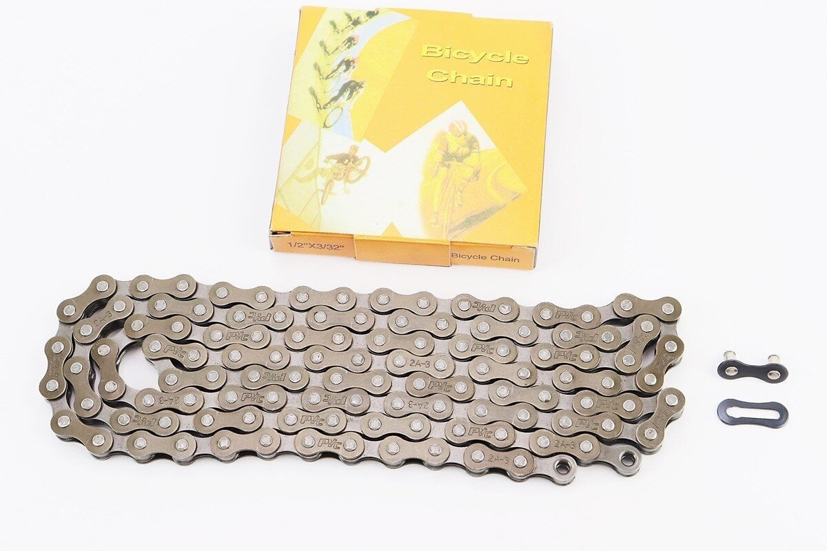 Ланцюг приводний для велосипеда 1/2x3/32x116L 6 швидкостей Коричневий /Сірий (10005840)