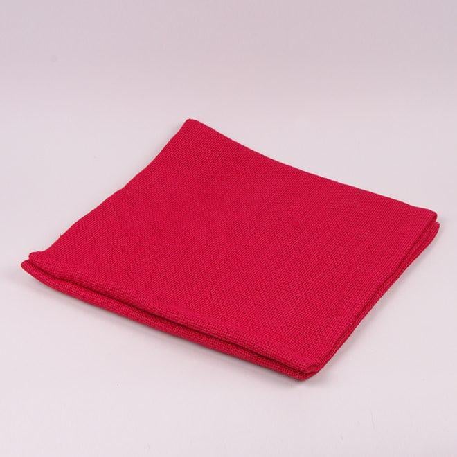 Ткань Flora из мешковины 150х160 см Красный (44216)