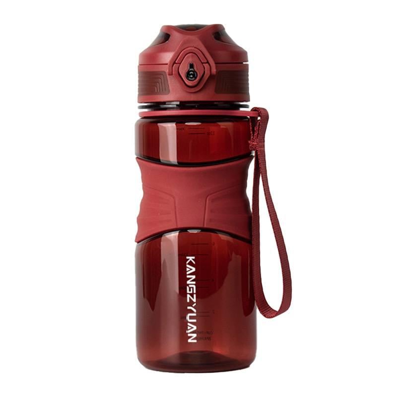 Бутылка тритановая с защитой от протечек экологичная 450 мл Красный (2428157154) Бутылка тритановая с защитой от протечек экологичная 450 мл Красный (2428157154)