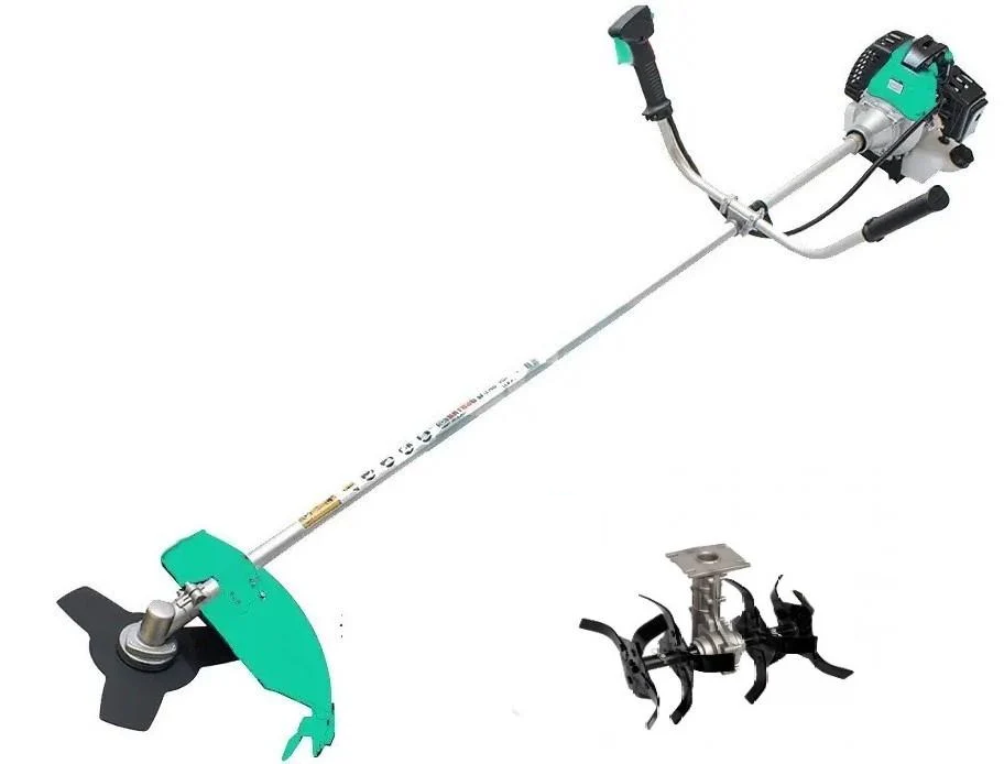 Бензокоса Gardtech GT 4200 с насадкой культиватором шпуля с леской/ ремень/нож 3Т (34110436)