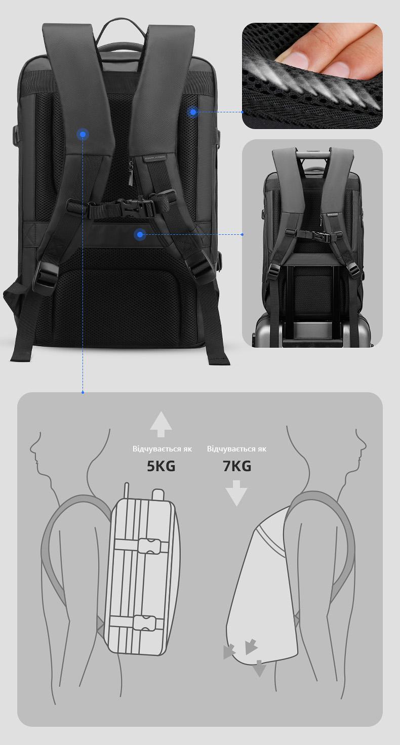 Рюкзак трансформер Mark Ryden Infinity MR9299YY Rain з накидкою від дощу - фото 13 Рюкзак трансформер Mark Ryden Infinity MR9299YY Rain з накидкою від дощу - фото 13