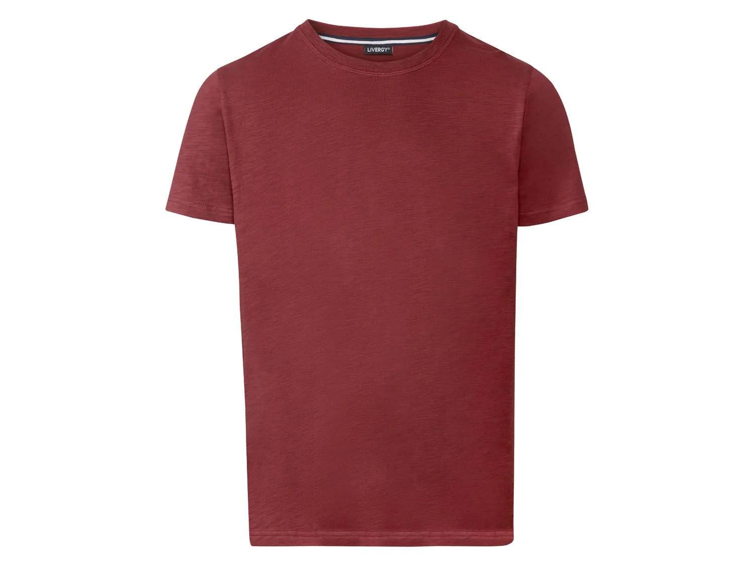 Мужская футболка Livergy L 52/54 Темно-красный (0086M0032)