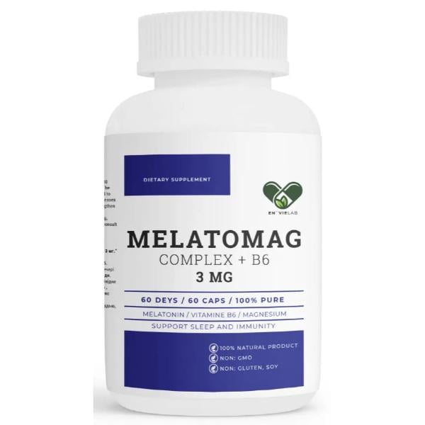 Мелатонин для сна Envie Lab Melatomag 3 мг 60 капс. (000022342)
