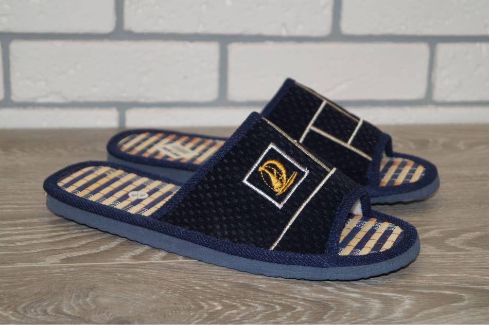 Тапочки комнатные Plaazzo р. 42/43 28,5 см Синий (30639-4243)