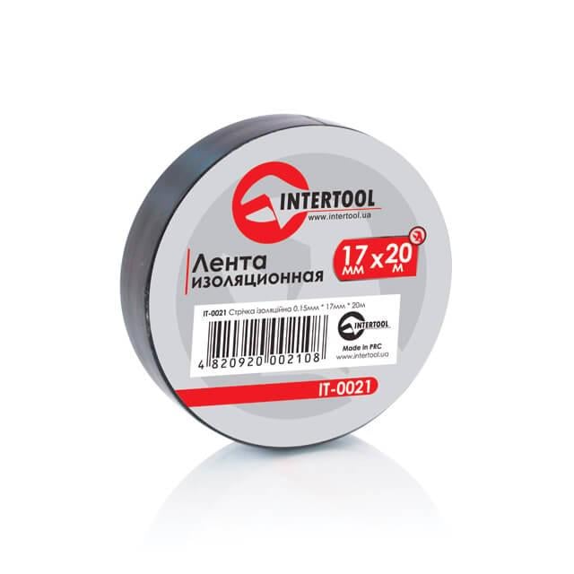 Лента изоляционная Intertool IT-0021 0,15х17 мм 20 м Черный (10084895)