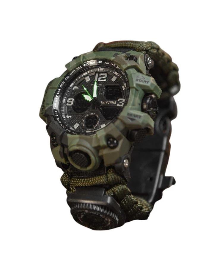 Часы-компас с паракордовым ремешком (26380351)